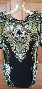 Dress Barn Open Shoulder short sleeved blouse